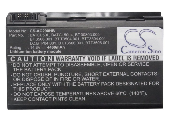 Replacement Battery for COMPAL CL50 – Notebook, Laptop – 4400mAh / 14.8V