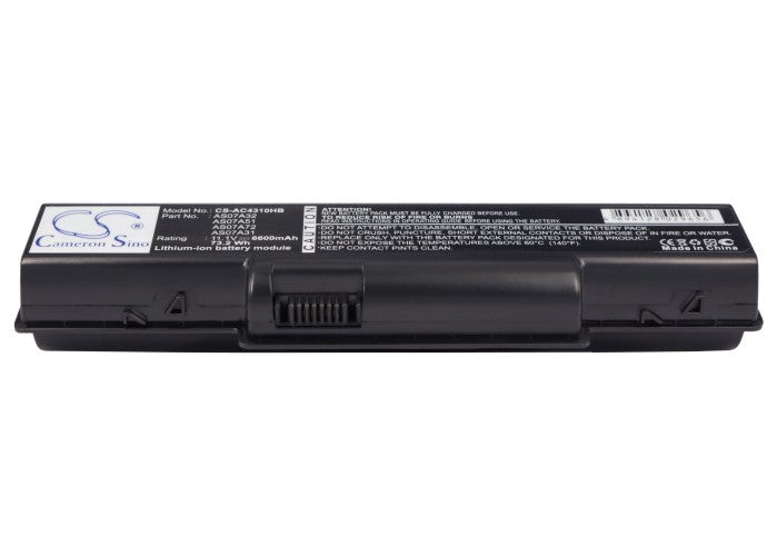 Replacement Battery for GATEWAY NV5207U – Notebook, Laptop – 6600mAh/73.26Wh / 11.1V