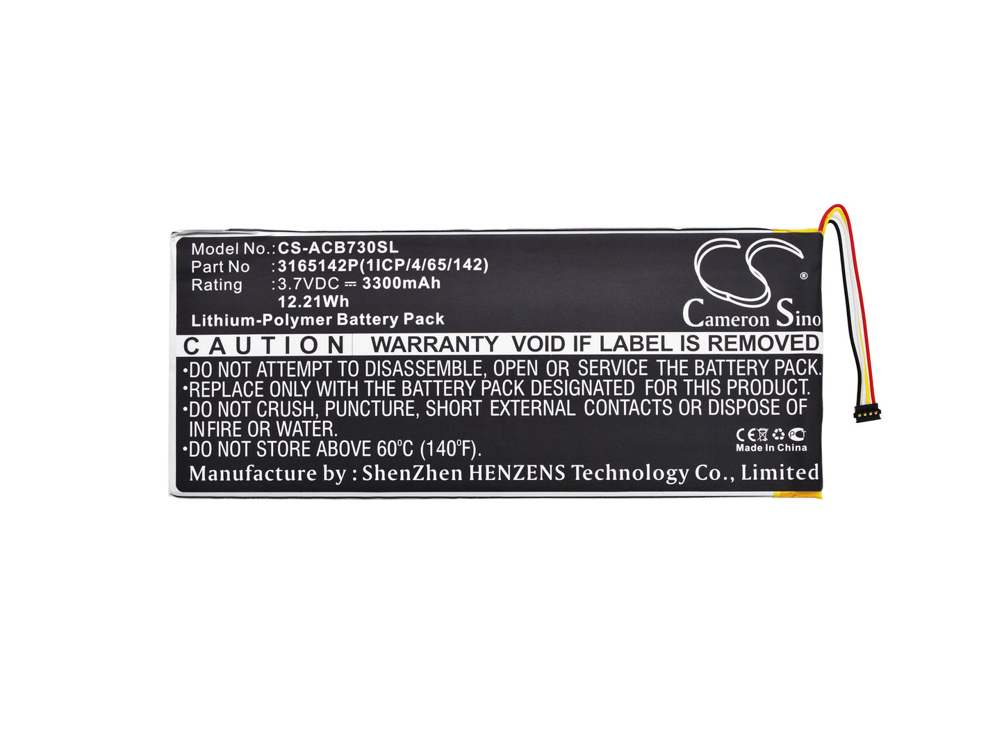 Replacement Battery for Acer Iconia One 7 B1-730 – Tablet – 3300mAh / 3.7V - image 5