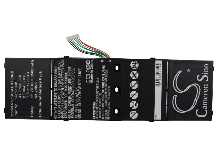 Replacement Battery for Acer Aspire E15 – Notebook, Laptop – 3500mAh / 53.20Wh / 15.2V