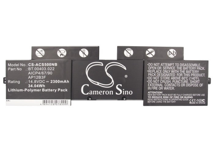 Replacement Battery for Acer Aspire S5-391-6495 – Notebook, Laptop – 2300mAh/34.04Wh / 14.8V