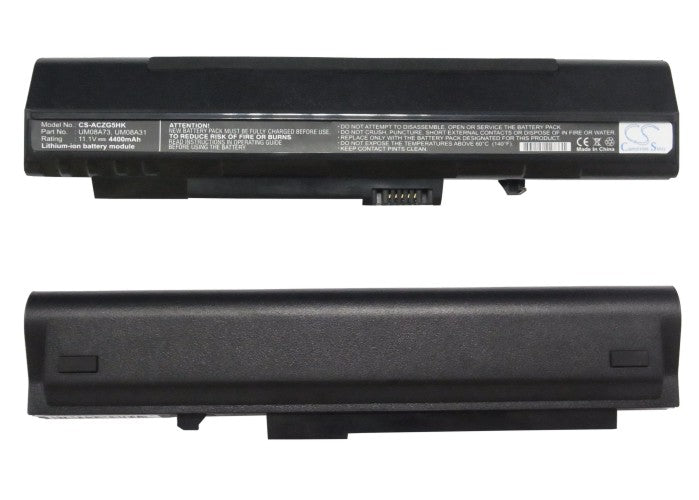 Replacement Battery for Gateway LT1000 – Notebook, Laptop – 4400mAh / 11.1V
