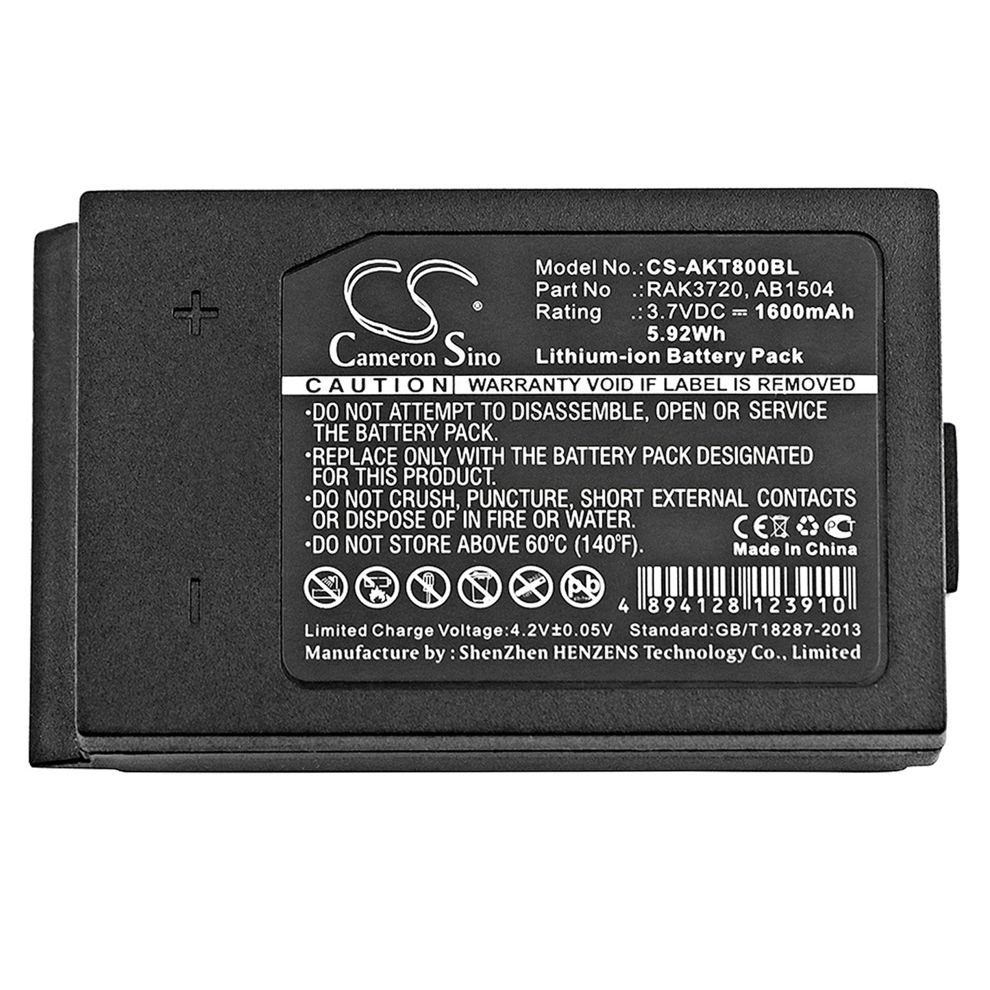 Replacement Battery for Akerstroms Jupiter Era 8b – Crane Remote Control – 1600mAh / 3.7V - image 3