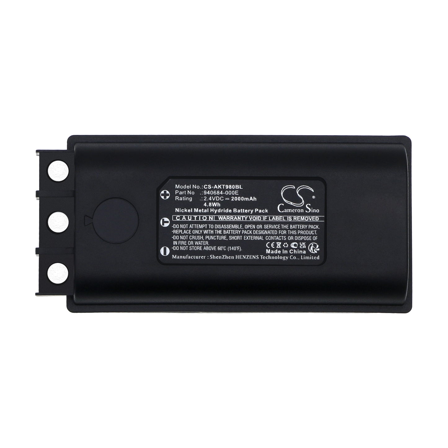 Replacement Battery for Akerstroms 200J Transmitters – Crane Remote Control – 2000mAh / 2.4V - image 3
