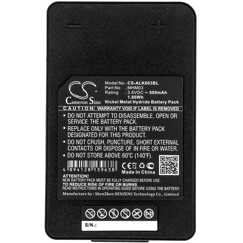 Replacement Battery for Autec LK NEO – Crane Remote Control – 500mAh / 3.6V - image 3