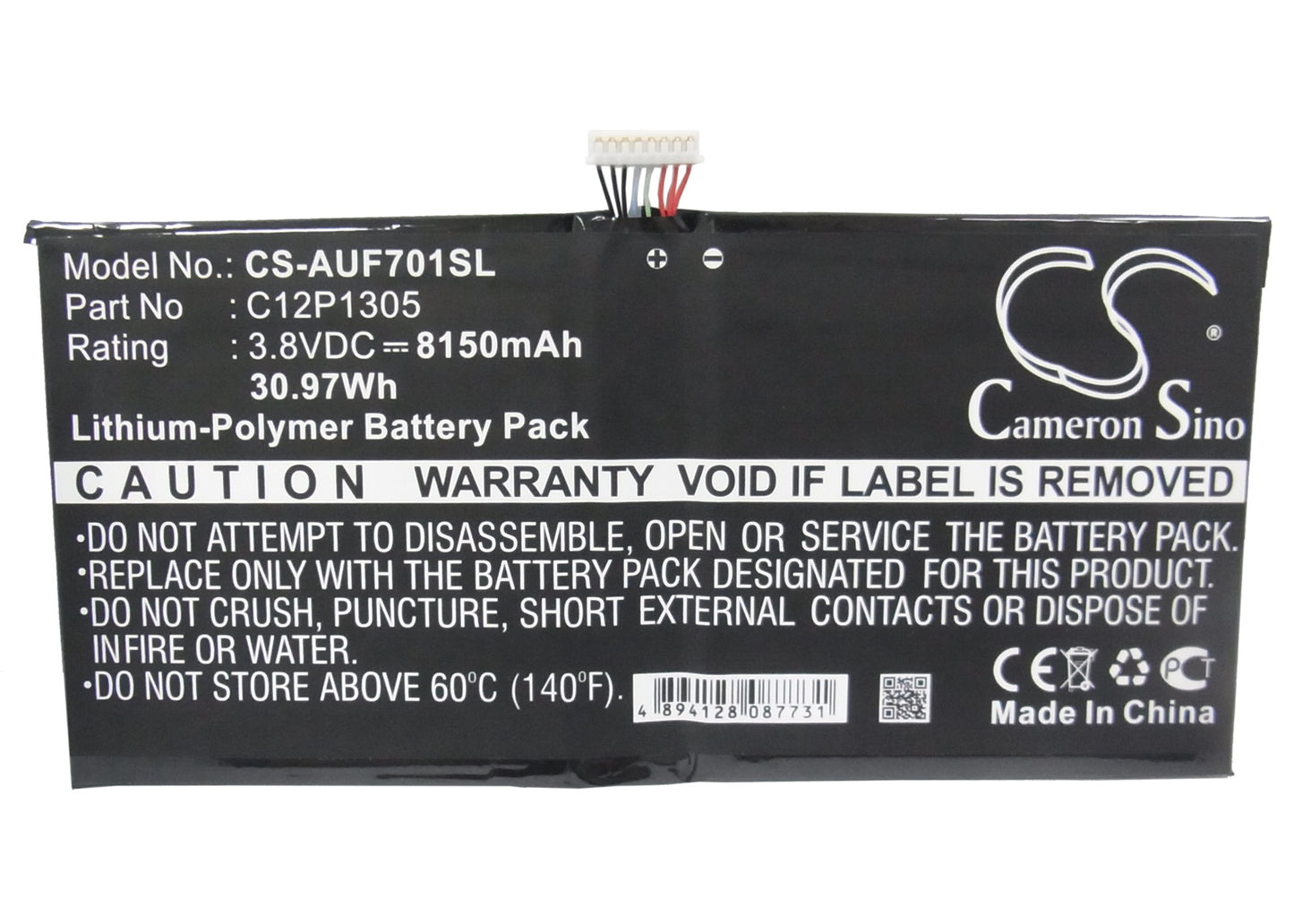 Replacement Battery for Asus Transformer TF701T – Tablet – 8150mAh / 3.8V - image 5