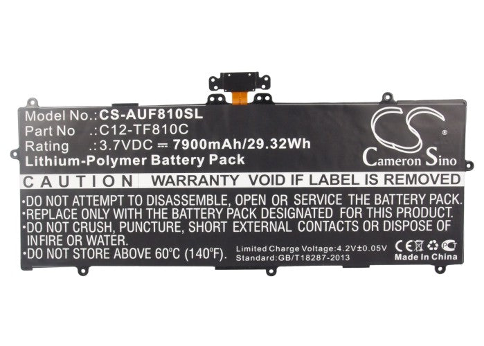 Replacement Battery for Asus Vivo Tab TF810C – Tablet – 7900mAh / 3.7V - image 5