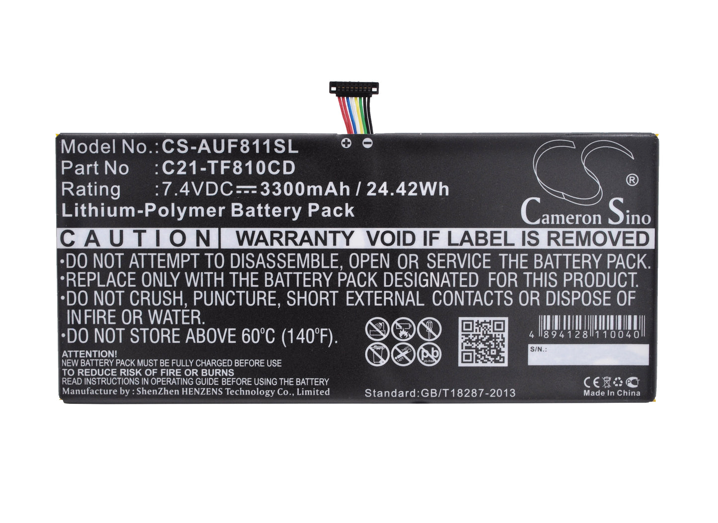 Replacement Battery for Asus VivoTab TF810CD – Tablet – 3300mAh / 7.4V - image 5