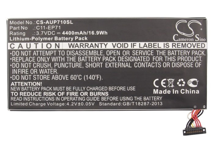 Replacement Battery for Asus Eee Pad MeMo EP71 – Tablet – 4400mAh / 3.7V - image 5