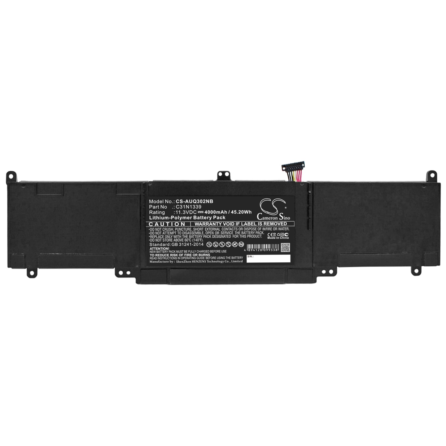 Replacement Battery for Asus Q302L – Notebook, Laptop – 4000mAh / 11.3V - image 3
