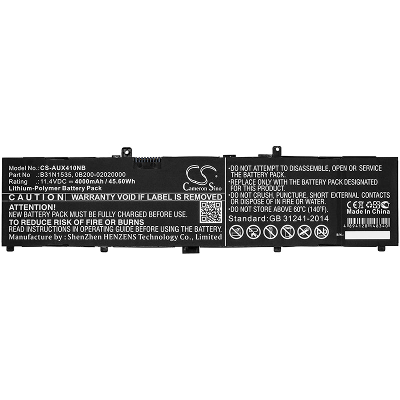 Replacement Battery for Asus UX310 – Notebook, Laptop – 4000mAh / 11.4V - image 3