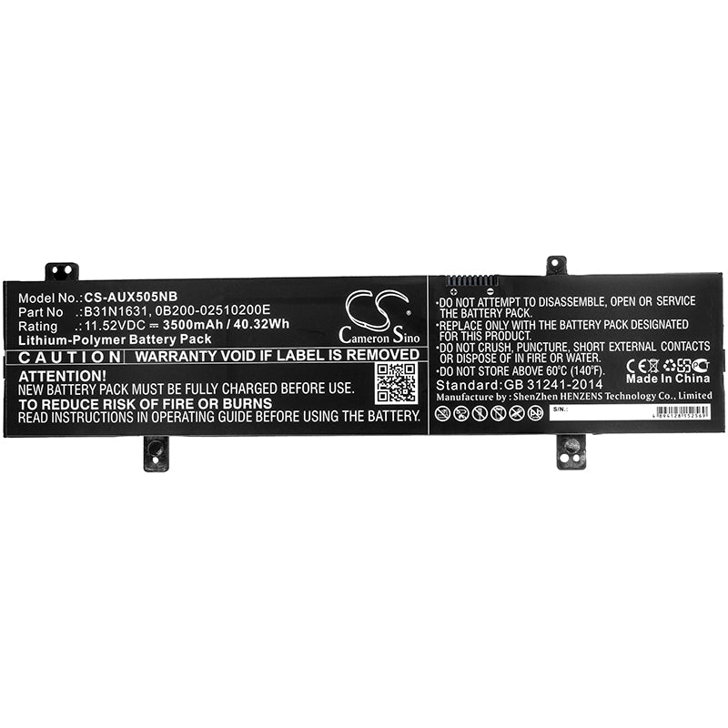 Replacement Battery for Asus VivoBook 15 X505B – Notebook, Laptop – 3500mAh / 11.52V - image 3