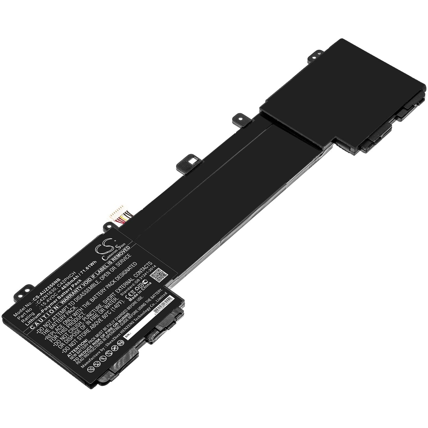 Replacement Battery for Asus Zenbook Pro UX550VD-BN082R – Notebook, Laptop – 4650mAh / 15.4V - image 1