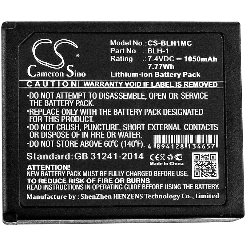 Replacement Battery for OLYMPUS E-M1 – Camera – 1050mAh / 7.77Wh / 7.4V