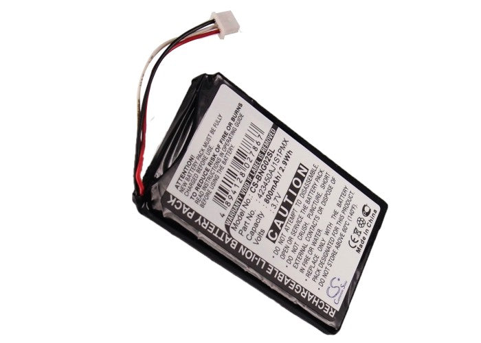 Replacement Battery for Blaupunkt TravelPilot 100 – GPS, Navigator – 800mAh / 2.96Wh / 3.7V