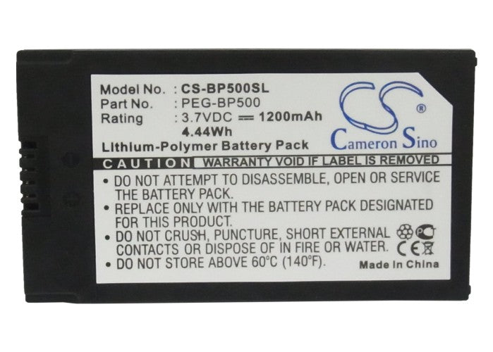 Replacement Battery for Sony BP500 – PDA, Pocket PC – 1200mAh / 3.7V