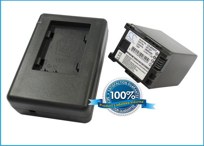 Replacement Battery for Canon Vixia HF10 – Camera – 2600mAh / 7.4V - image 1