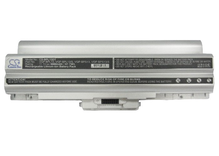 Replacement Battery for Sony VAIO VGN-AW230J/H – Notebook, Laptop – 8800mAh / 11.1V - image 5