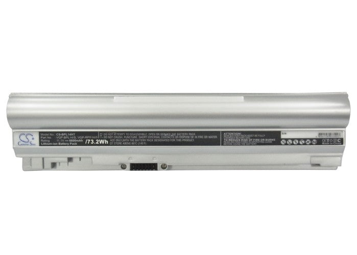 Replacement Battery for Sony VAIO VGN-TT11M – Notebook, Laptop – 6600mAh / 11.1V