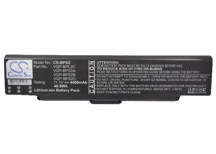 Replacement Battery for Sony S49CP/ B – Notebook, Laptop – 4400mAh / 11.1V
