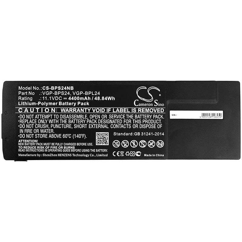 Replacement Battery for Sony VAIO VPC-SB11FX/B – Notebook, Laptop – 4400mAh / 11.1V - image 3