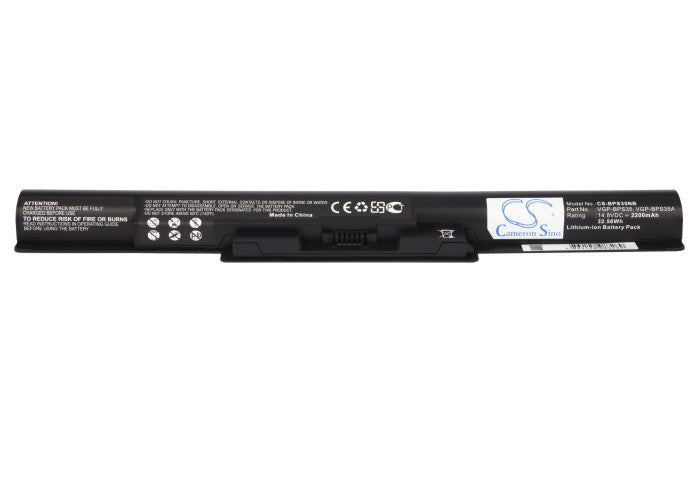 Replacement Battery for Sony SVF14212SG – Notebook, Laptop – 2200mAh / 32.56Wh / 14.8V
