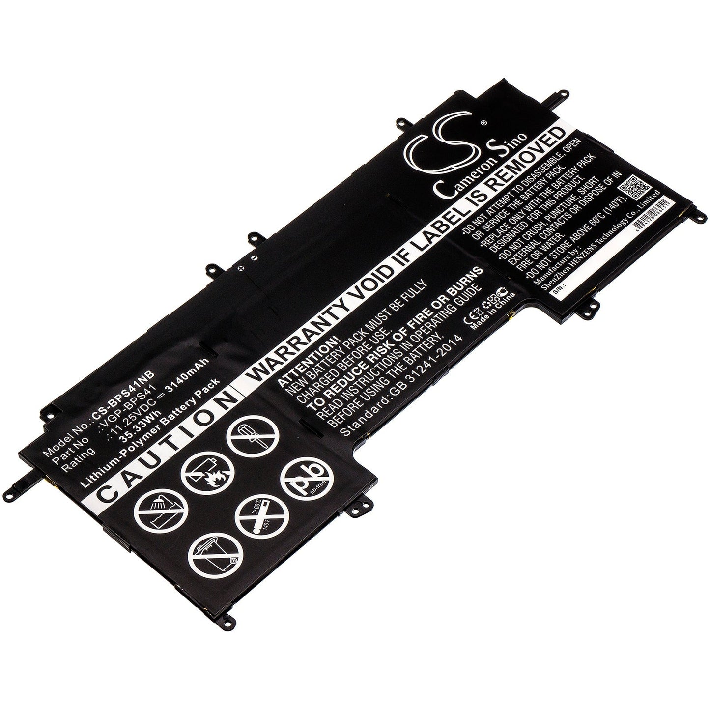 Replacement Battery for Sony VAIO Fit 13A – Notebook, Laptop – 3140mAh / 11.25V - image 1