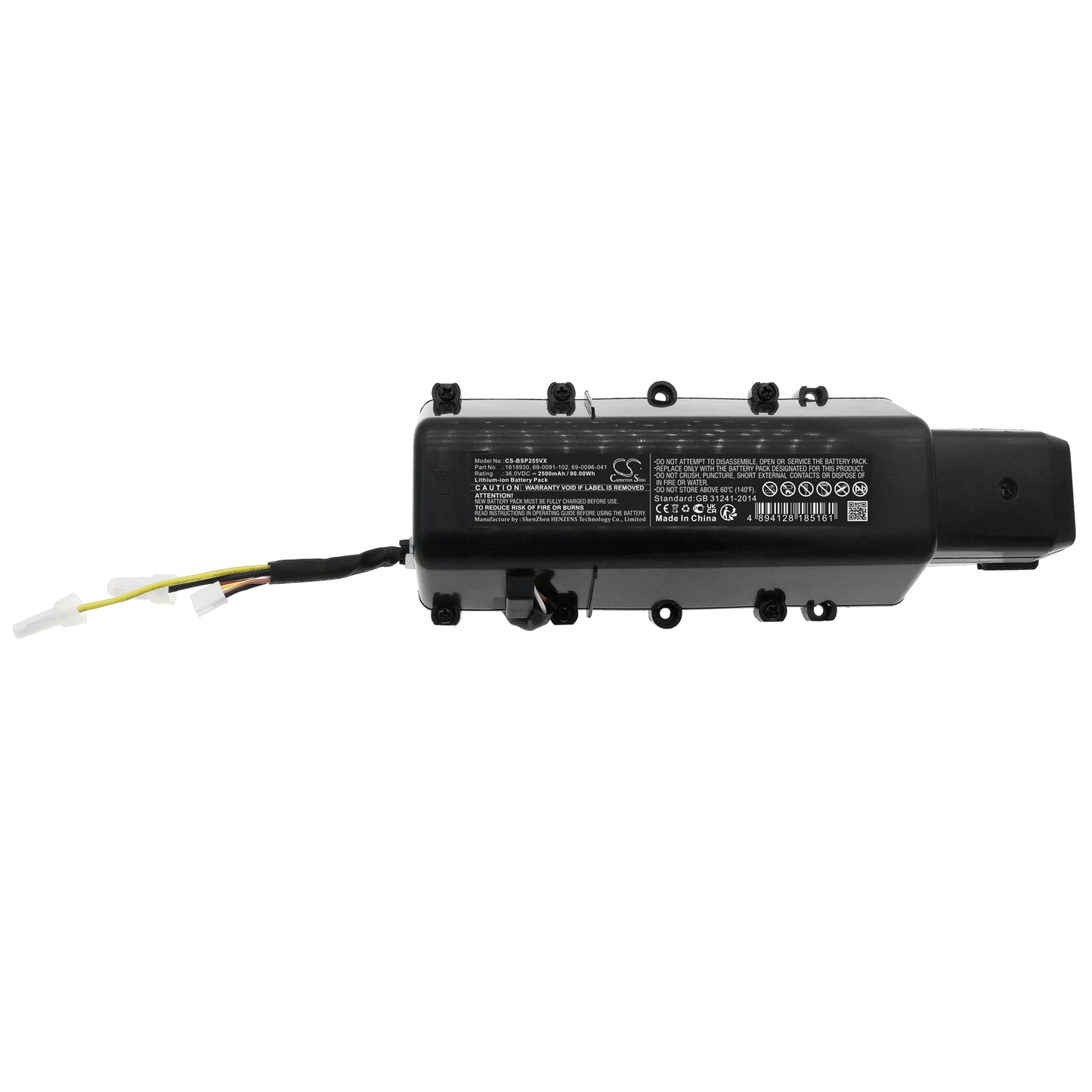 Replacement Battery for Bissell 1625756, 2554, 2590, – 2500mAh / 90.00Wh