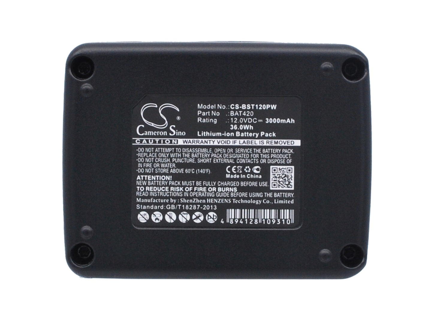 Replacement Battery for Bosch 12-Volt Max Tools – Power Tools – 3000mAh / 36.0Wh / 12.0V