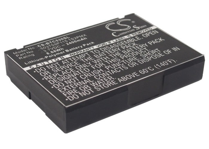 Replacement Battery for Blaupunkt Lucca 5.3 – GPS, Navigator – 2400mAh / 3.7V - image 1