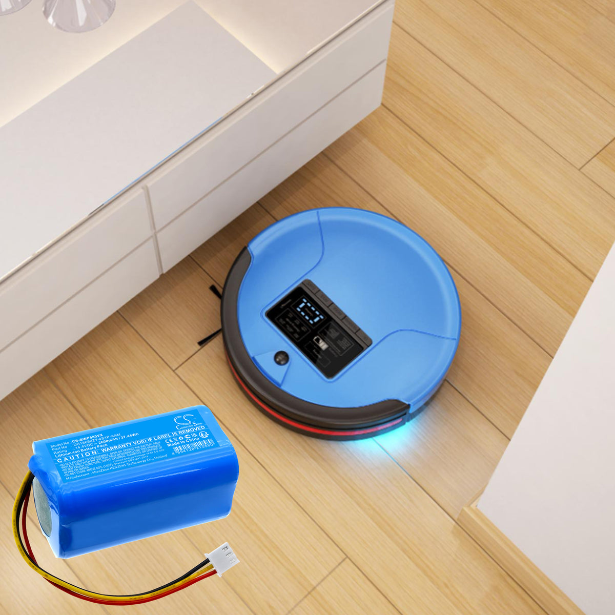 Replacement Battery for BobSweep WVP58021 – Vacuum – 2600mAh / 14.4V