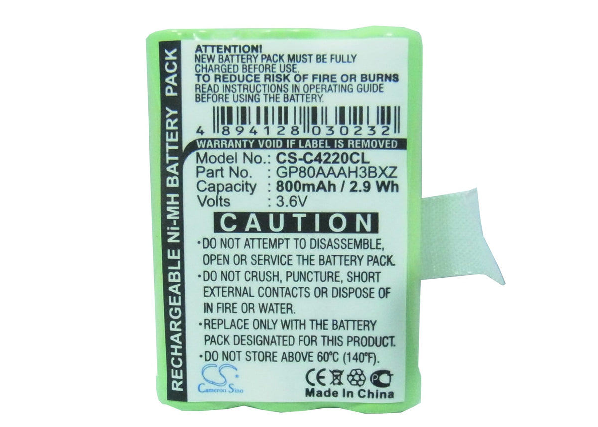 Replacement Battery for Clarity Professional C4220 – Cordless Phone – 800mAh / 3.6V