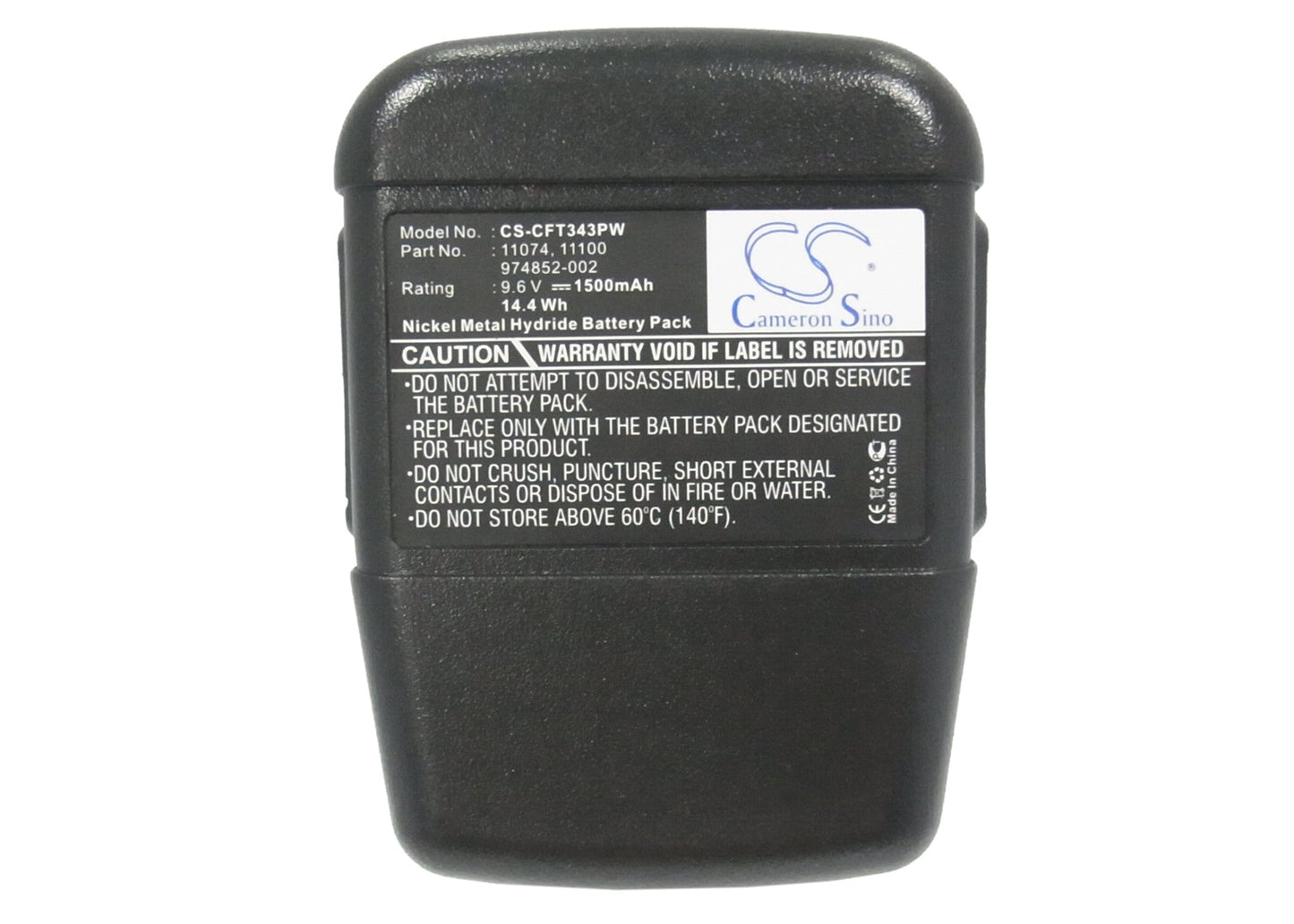 Replacement Battery for Craftsman 11343 – Power Tools – 1500mAh / 9.6V