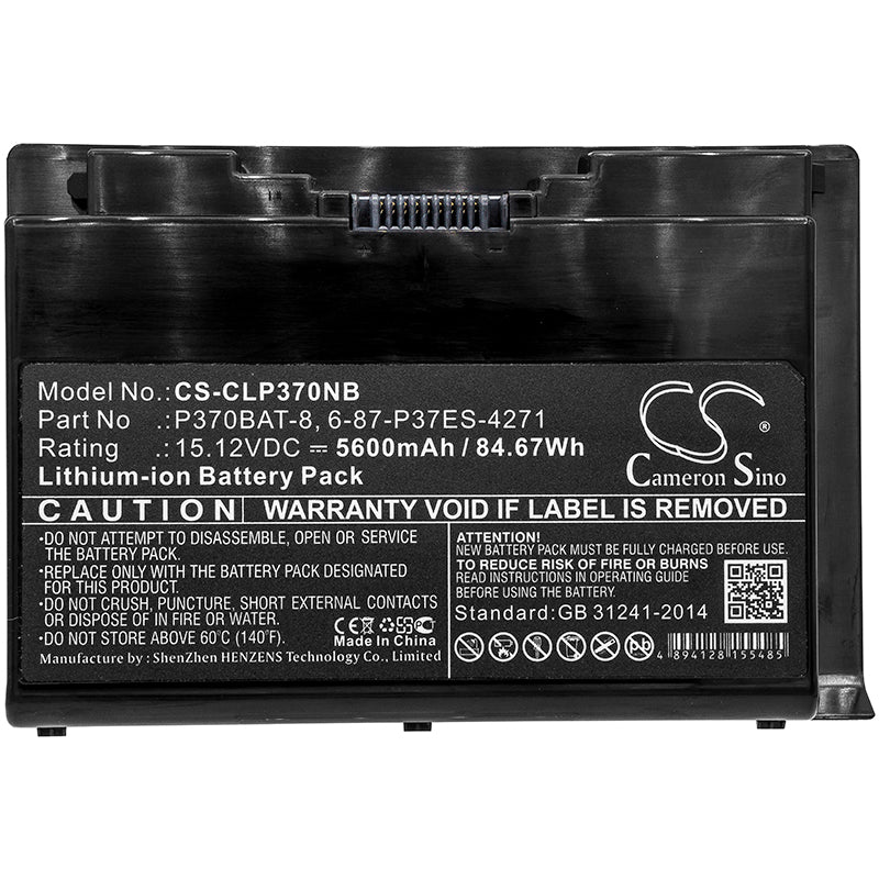 Replacement Battery for Clevo | Terrans Force | Sager | Schenker P370SM3 – Notebook, Laptop – 5600mAh / 15.12V - image 3