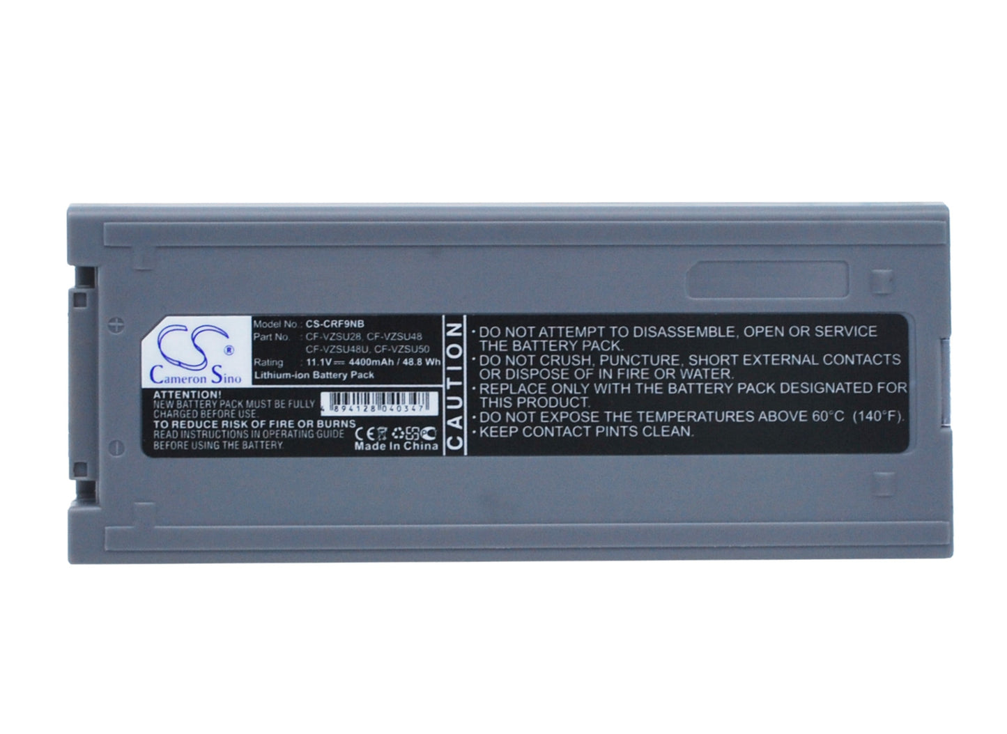 Replacement Battery for Panasonic CF-19 Mk3 – Notebook, Laptop – 4400mAh / 48.84Wh / 11.1V