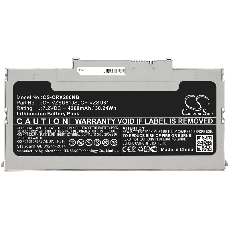 Replacement Battery for Panasonic CF-AX2 – Notebook, Laptop – 4200mAh / 7.2V - image 5