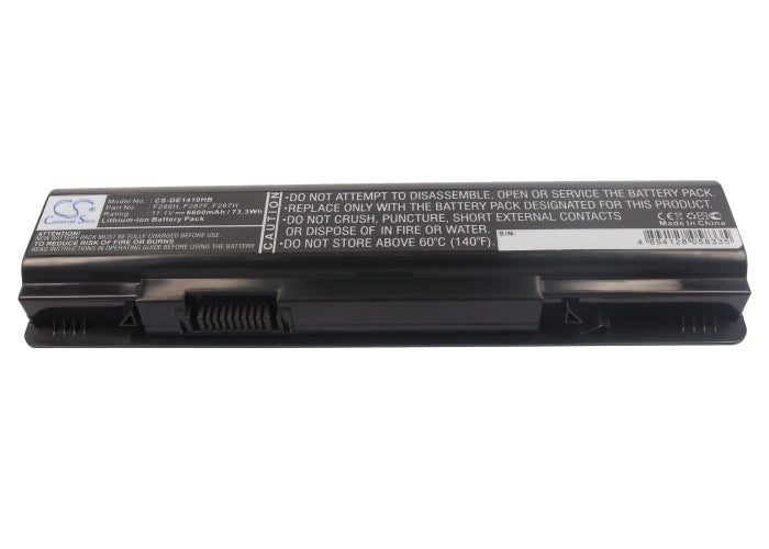 Replacement Battery for DELL Inspiron 1410 – Notebook, Laptop – 6600mAh / 11.1V
