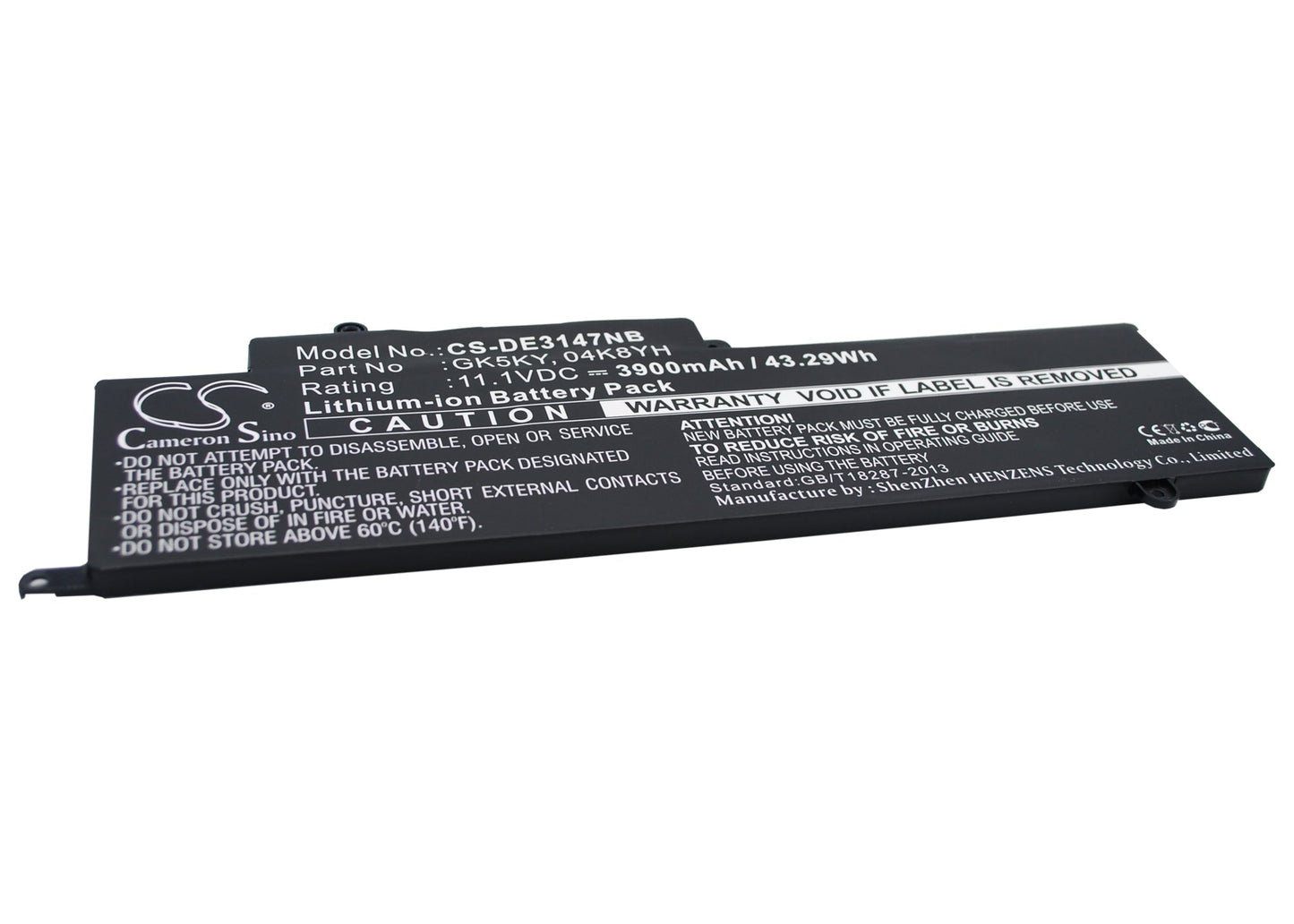 Replacement Battery for Dell Inspiron 11 3147 – Notebook, Laptop – 3900mAh / 11.1V - image 3