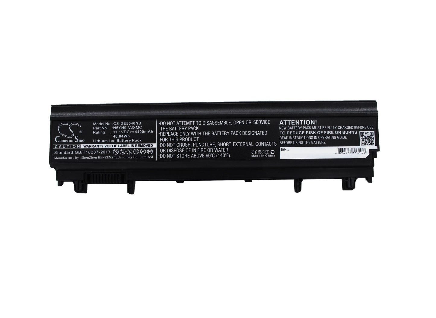 Replacement Battery for DELL Latitude 14 – Notebook, Laptop – 4400mAh / 48.84Wh / 11.1V