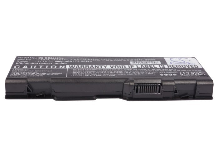 Replacement Battery for DELL Inspiron 6000 – Notebook, Laptop – 6600mAh / 11.1V