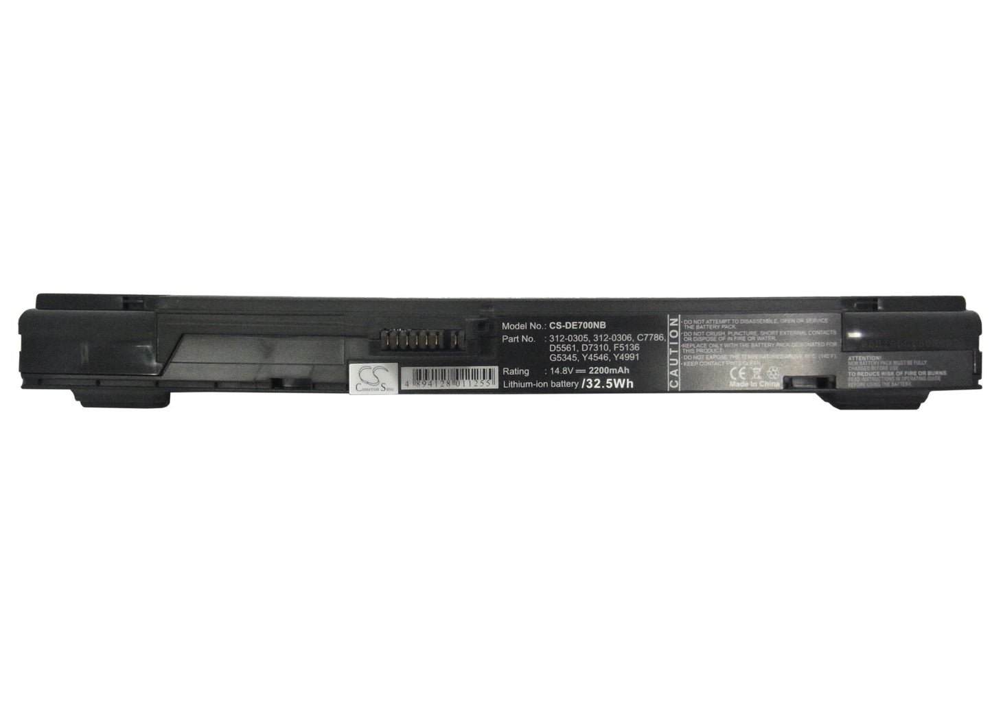 Replacement Battery for DELL Inspiron 700m – Notebook, Laptop – 2200mAh / 32.56Wh / 14.8V