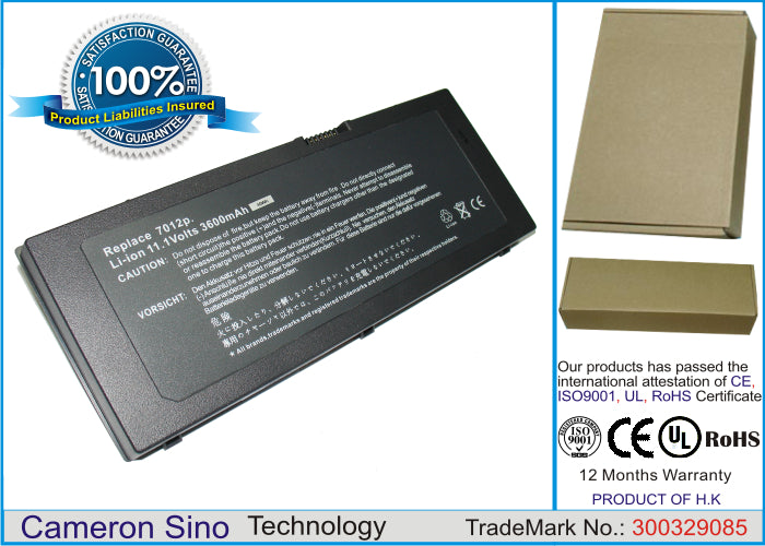 Replacement Battery for Dell Latitude CS – Notebook, Laptop – 3600mAh / 11.1V - image 1