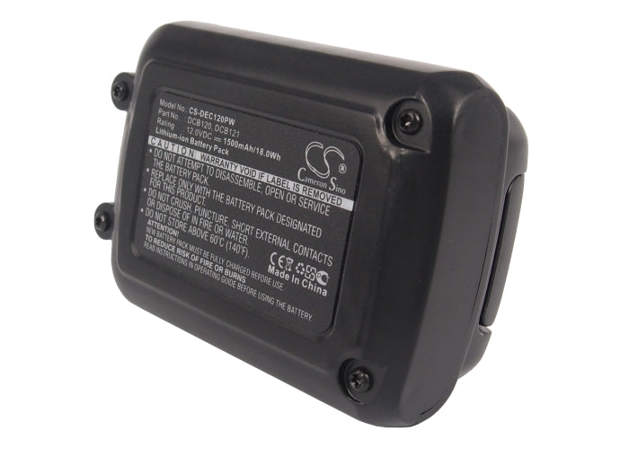 Replacement Battery for DeWalt 120V MAX – Power Tools – 1500mAh / 18.00Wh / 12.0V