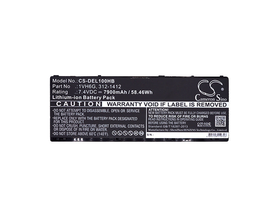 Replacement Battery for DELL C5621 – Notebook, Laptop – 7900mAh / 58.46Wh / 7.40V