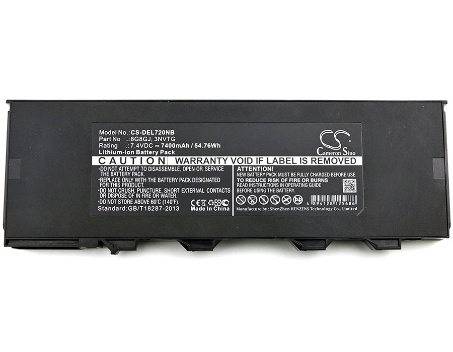 Replacement Battery for Dell Latitude 7204 – Notebook, Laptop – 7400mAh / 7.4V - image 3