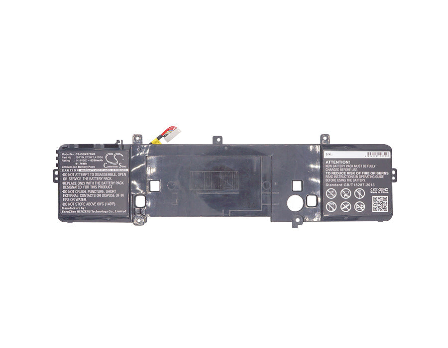 Replacement Battery for DELL Alienware 15 – Notebook, Laptop – 6200mAh / 91.76Wh / 14.8V