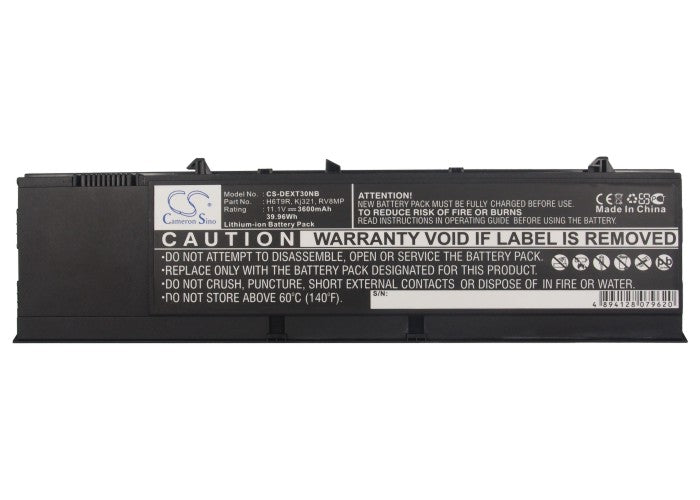 Replacement Battery for DELL Latitude XT3 – Notebook, Laptop – 3600mAh / 39.96Wh / 11.1V
