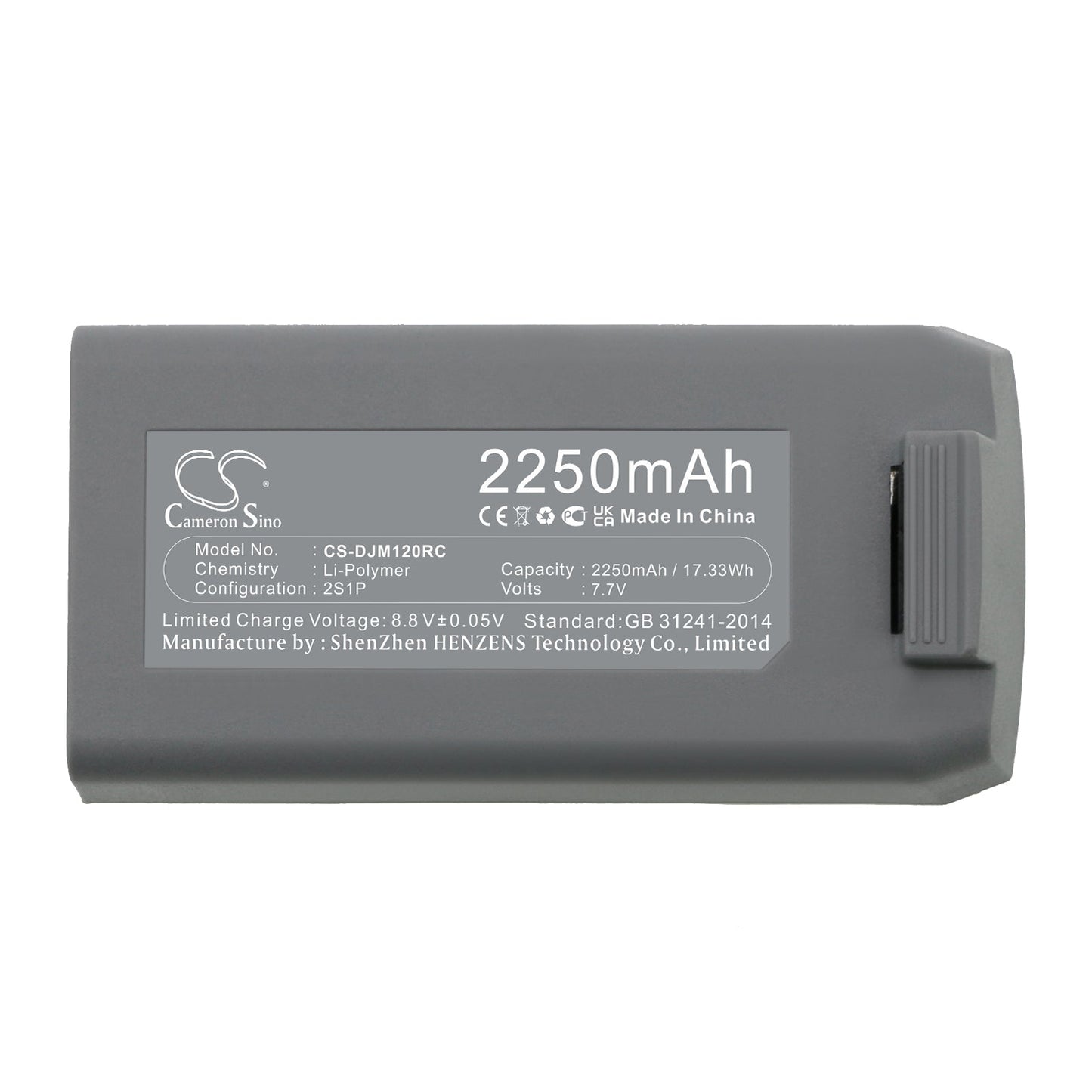 Replacement Battery for DJI Mavic Mini 2 – Drones – 2250mAh / 17.33Wh / 7.7V