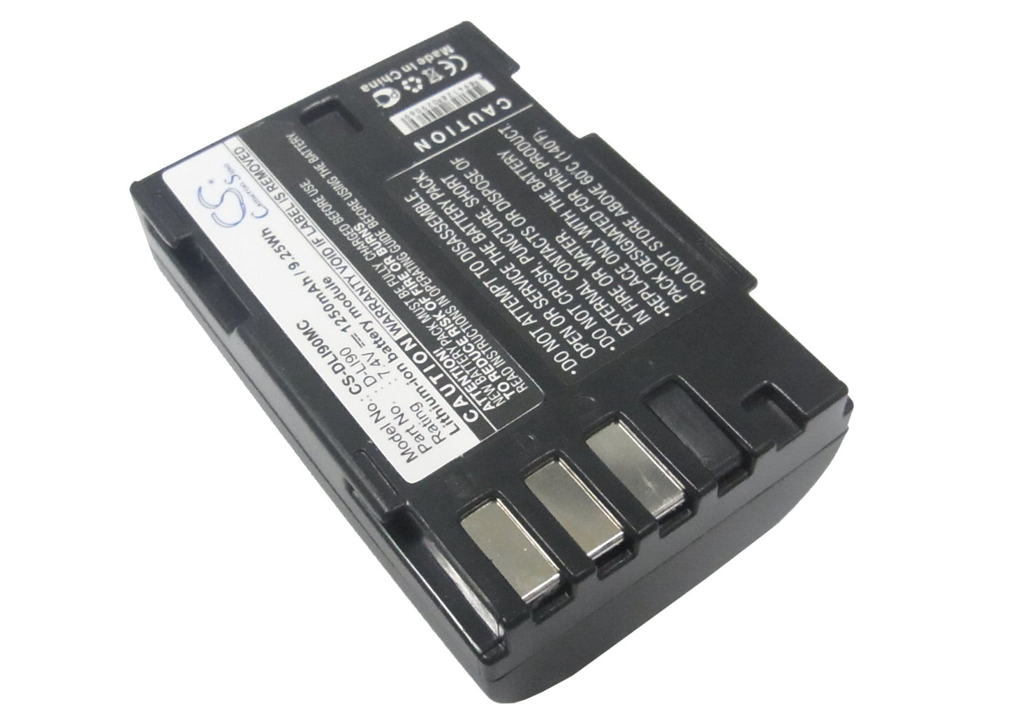 Replacement Battery for Pentax K-7 – Camera – 1250mAh / 7.4V - image 4