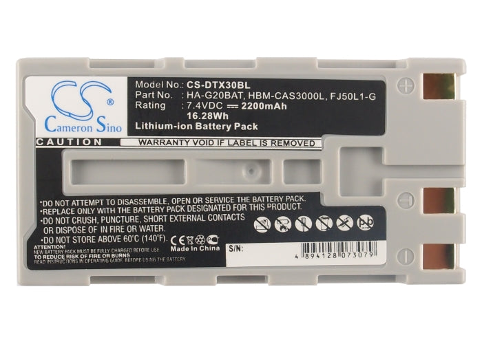 Replacement Battery for Casio DT-X30 – Barcode Scanner – 2200mAh / 16.28Wh / 7.4V